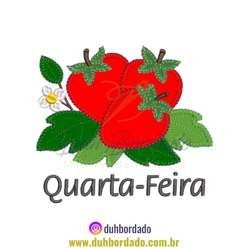 Matriz de Bordado de Semaninha