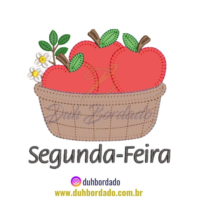 Matriz de Bordado de Semaninha