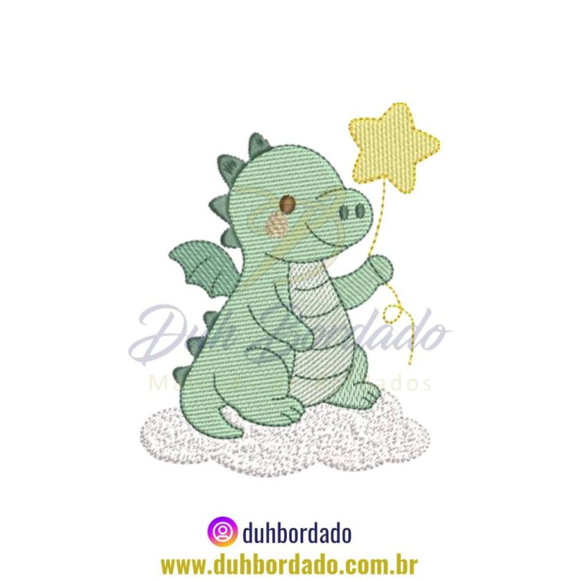 Matriz de Bordado de Dragão