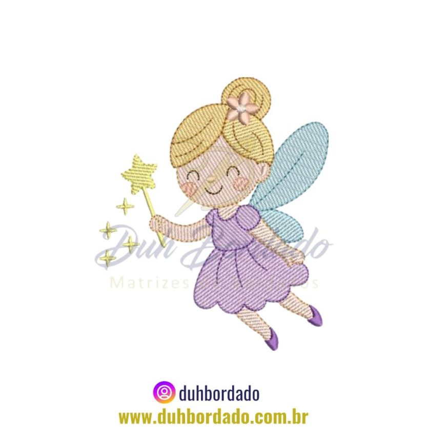 Matriz de Bordado de Fada
