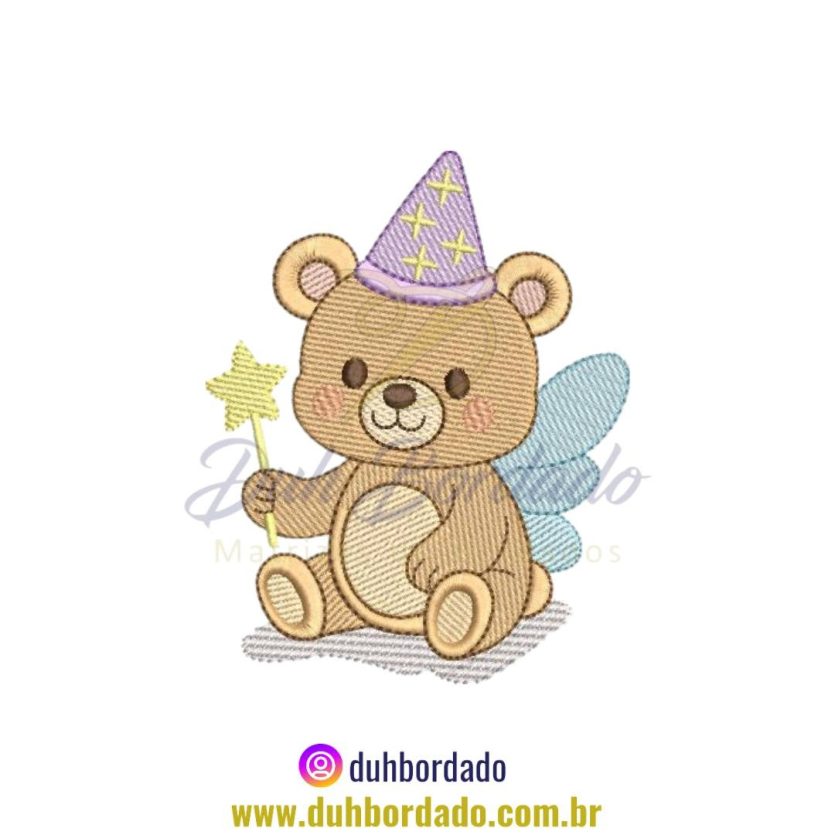 Matriz de Bordado de Urso