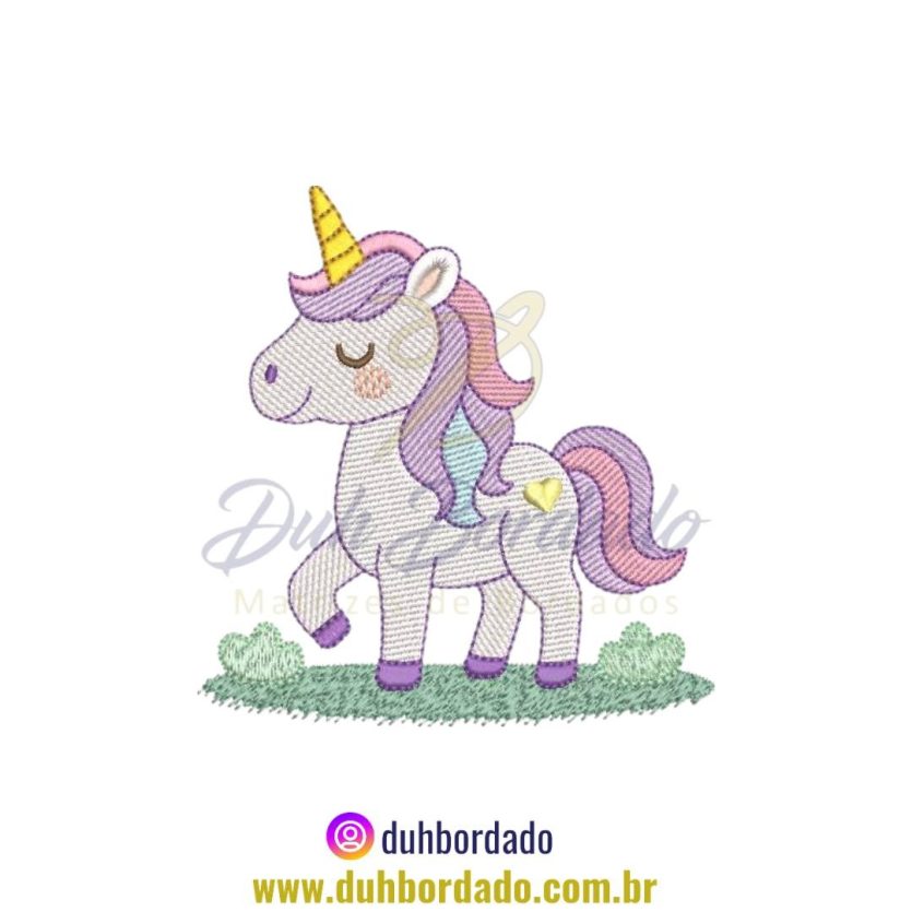 Matriz de Bordado de Unicórnio