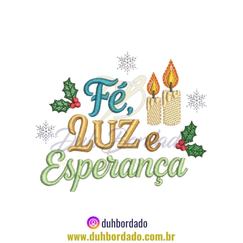 Matriz de Bordado Frase Natal