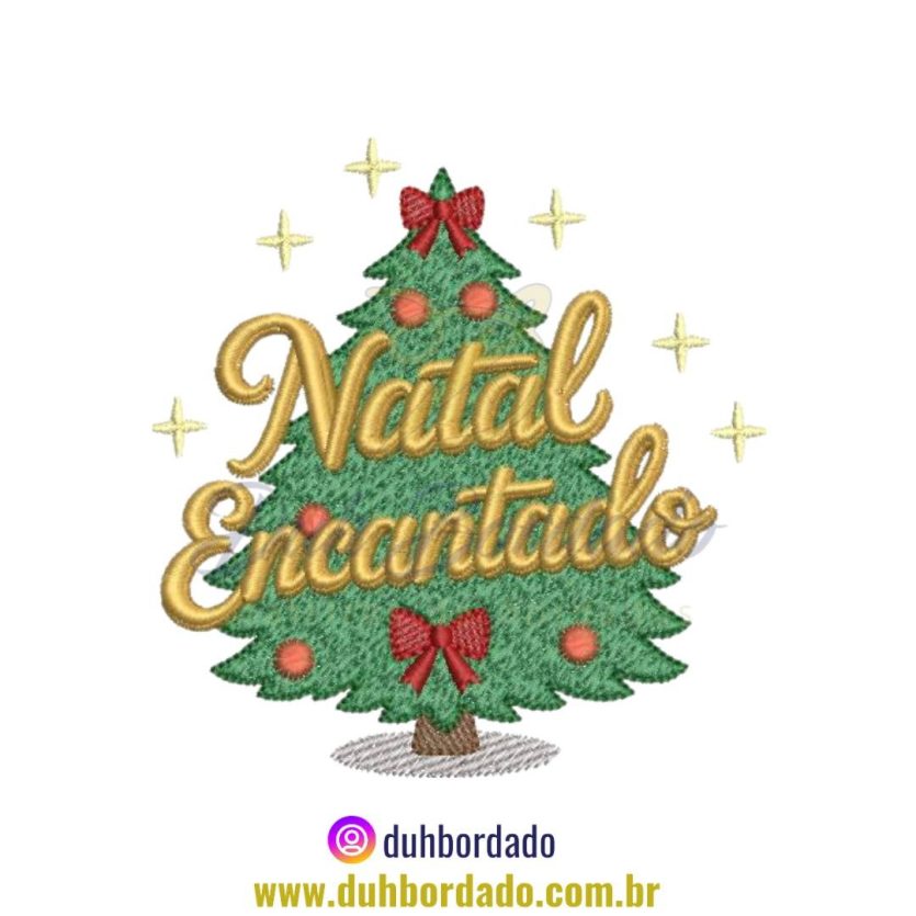 Matriz de Bordado Frase Natal