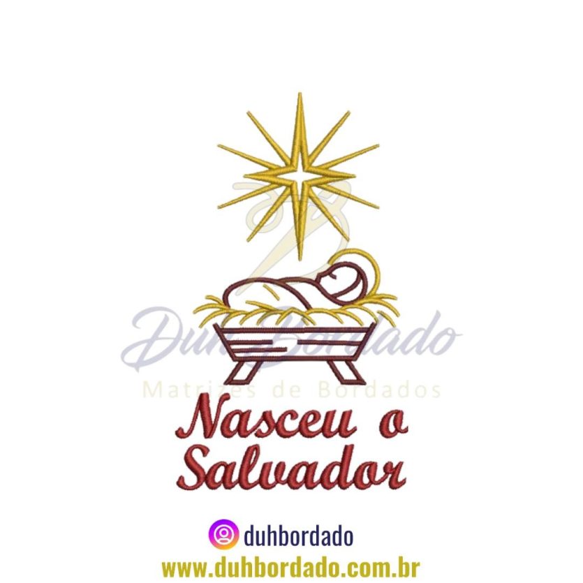 Matriz de Bordado de Frase Religiosa