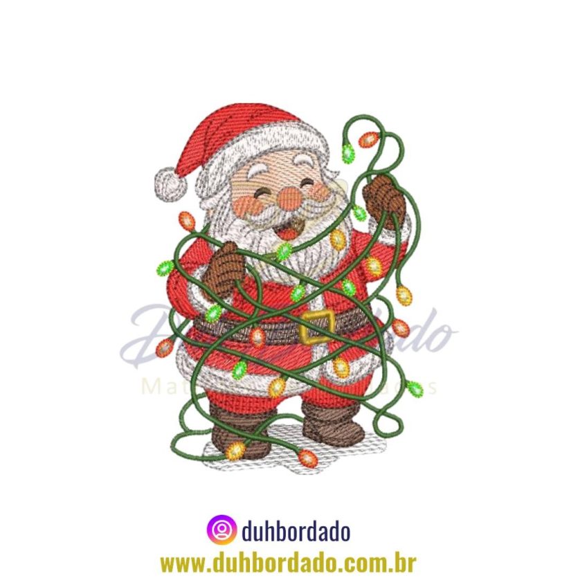 Matriz de Bordado Natal Papai Noel