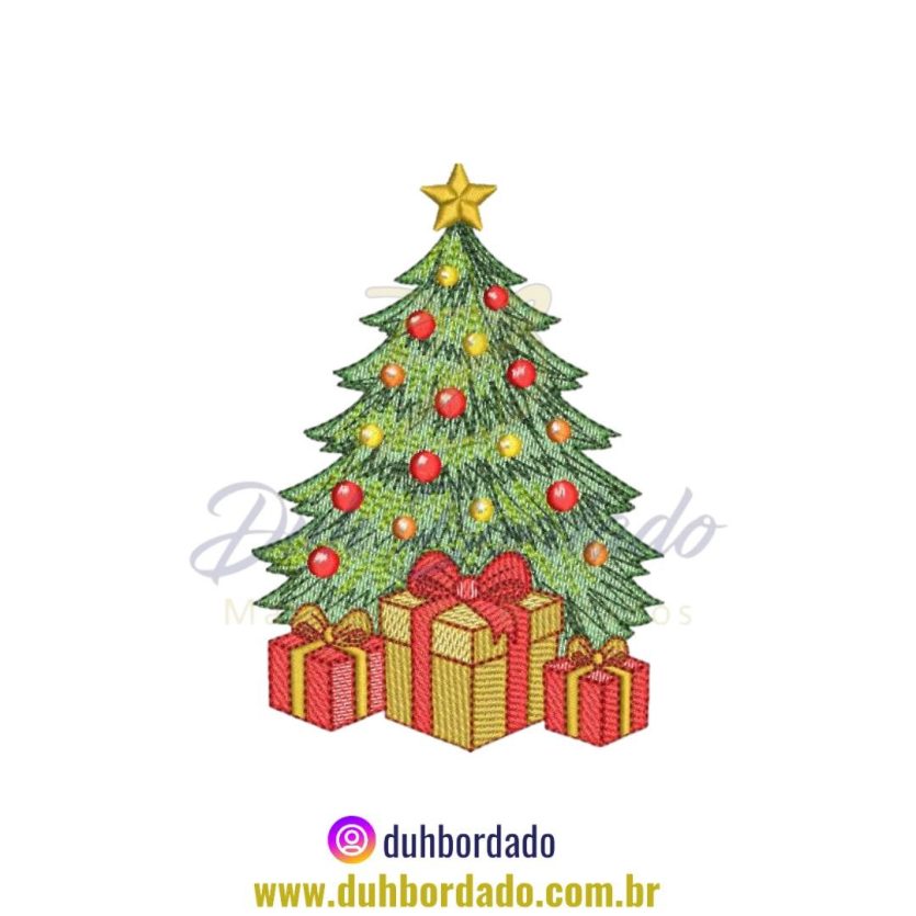 Matriz de Bordado Natal Pinheiro