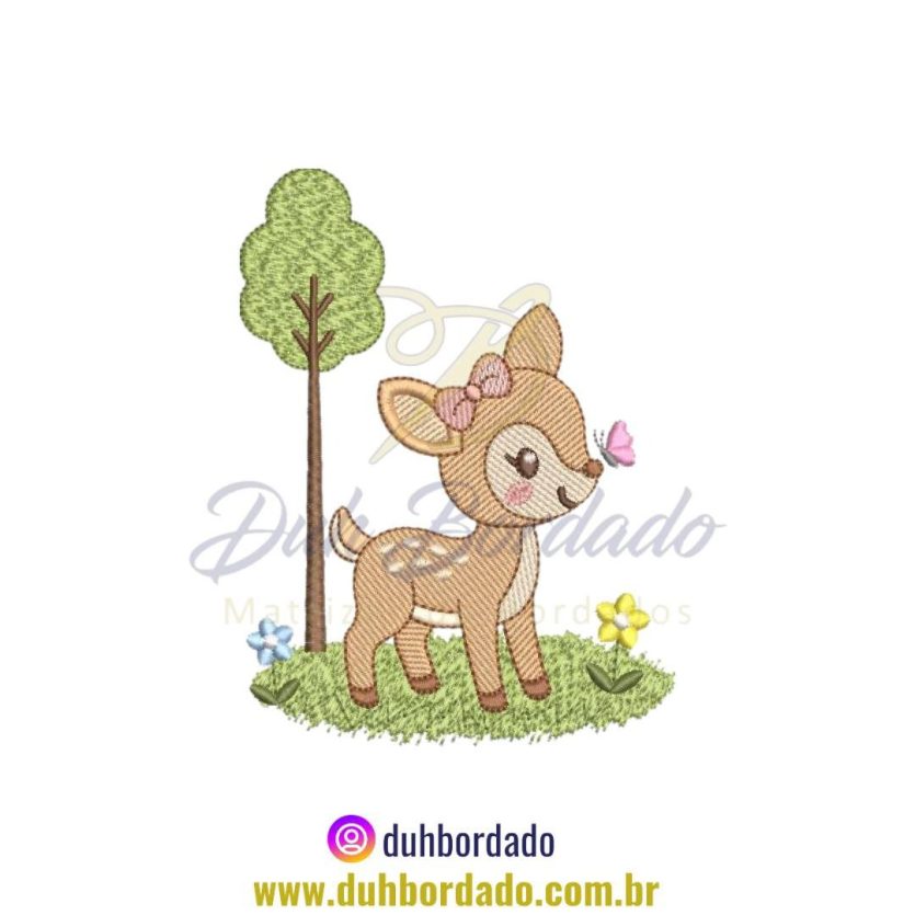 Matriz de Bordado de Elefanta Infantil