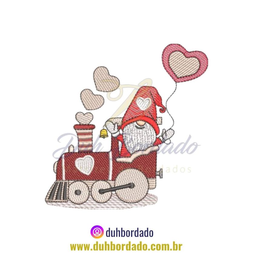 Matriz de Bordado Natal Gnomo