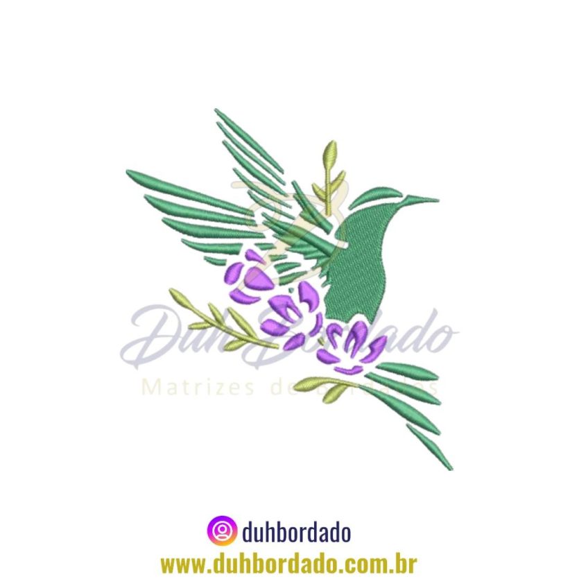 Matriz de Bordado de Pássaro