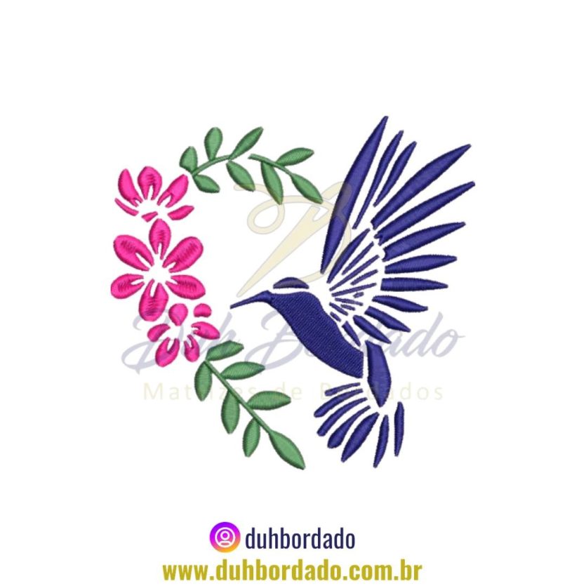Matriz de Bordado de Pássaro