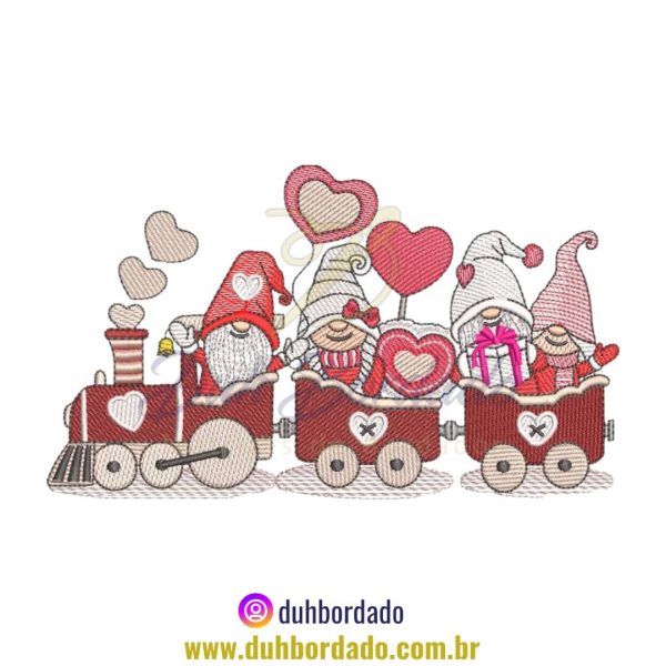 Coleção Matrizes de Bordados de Natal Gnomos - Imagem 2