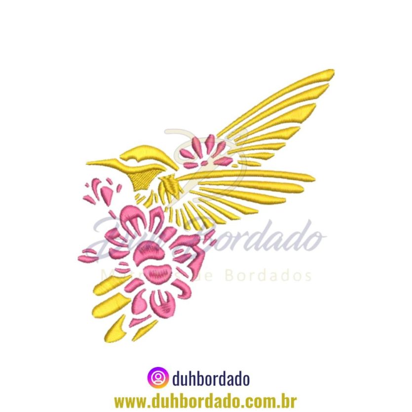 Matriz de Bordado de Pássaro