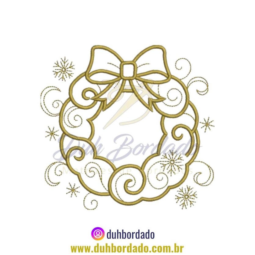 Matriz de Bordado de Natal Desenho