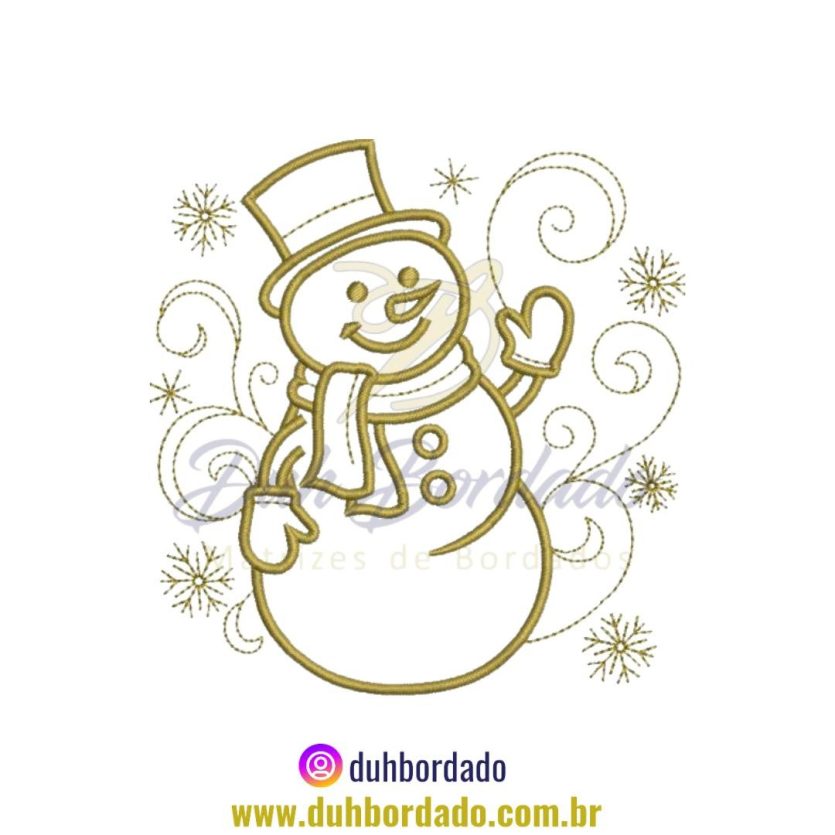 Matriz de Bordado de Natal Desenho