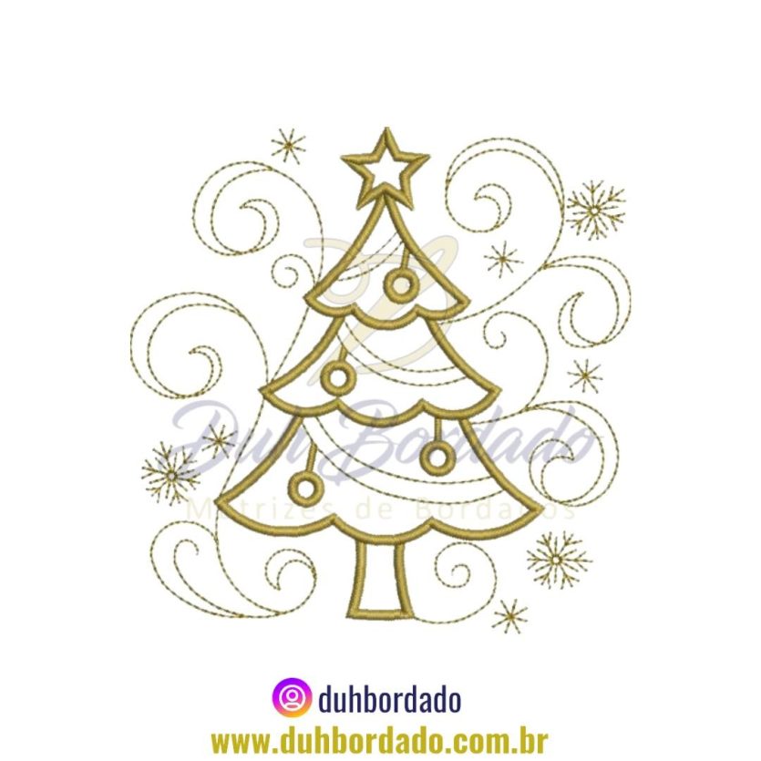 Matriz de Bordado de Natal Desenho
