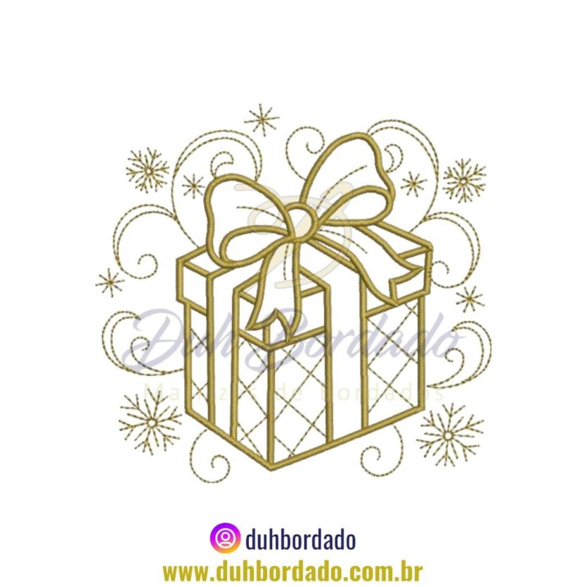 Matriz de Bordado de Natal Desenho