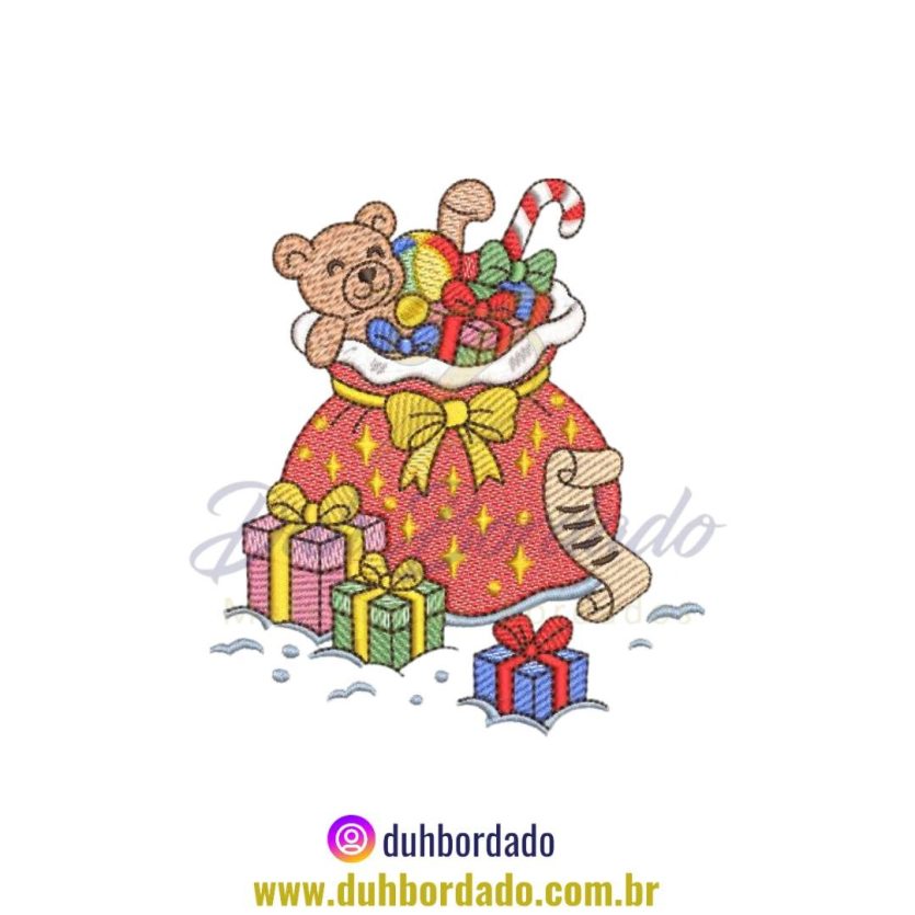 Matriz de Bordado Natal Presentes