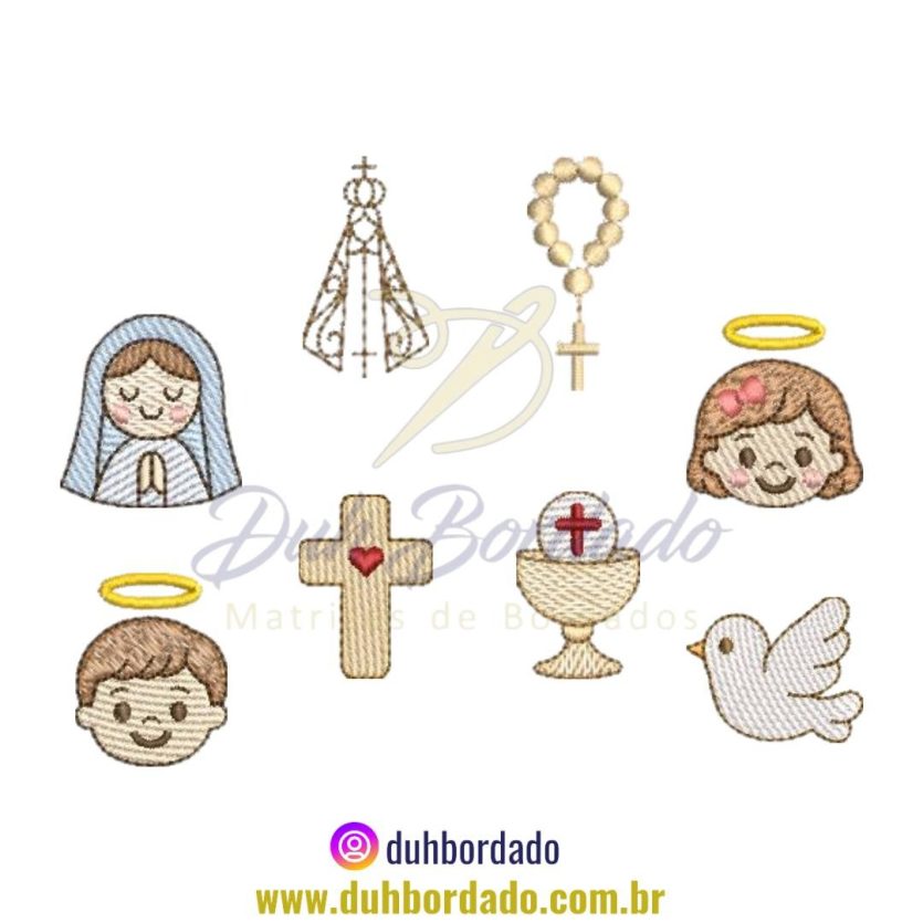 Coleção Matrizes de Bordados Mini Natal Completa