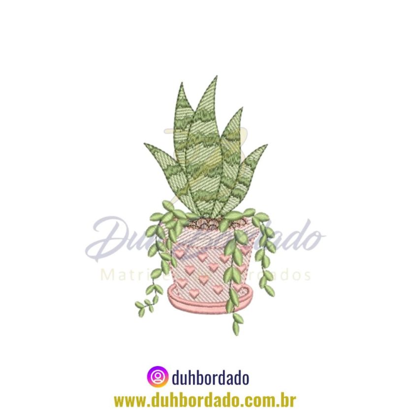 Matriz de Bordado de Planta