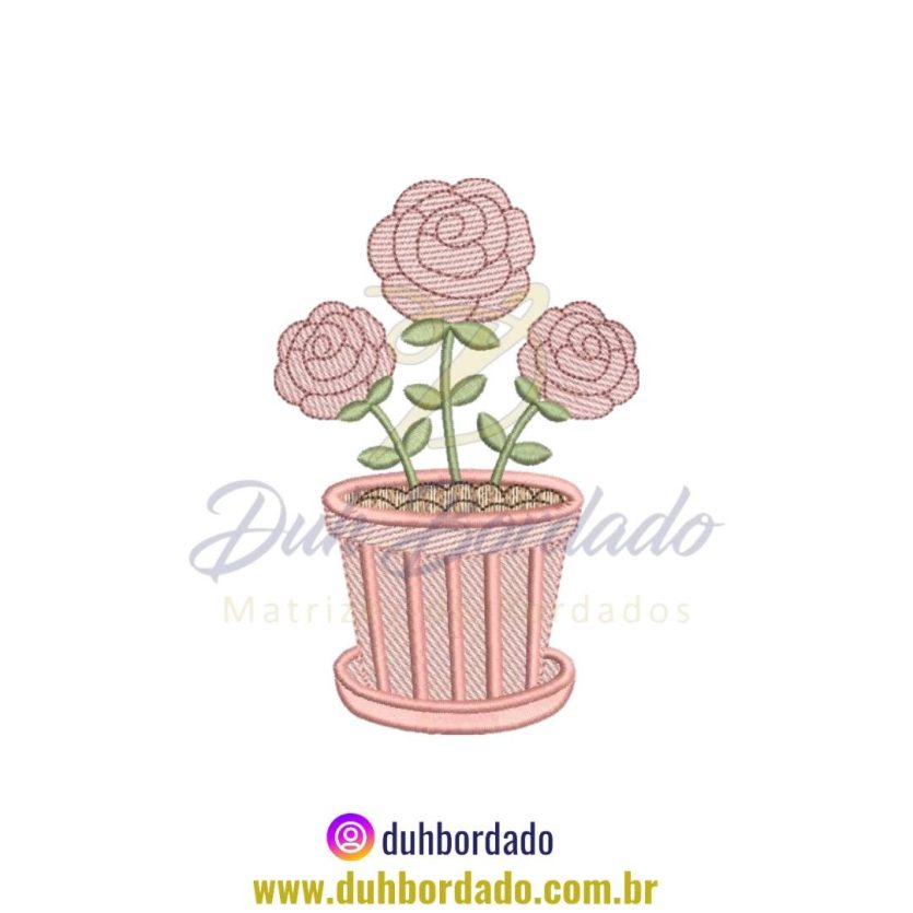 Matriz de Bordado de Planta