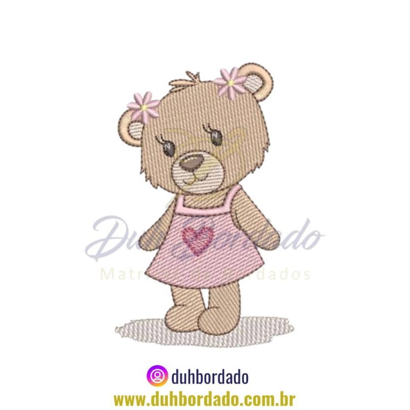 Matriz de Bordado de Ursinha