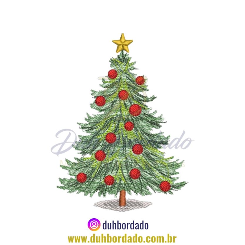Matriz de Bordado Natal Pinheiro