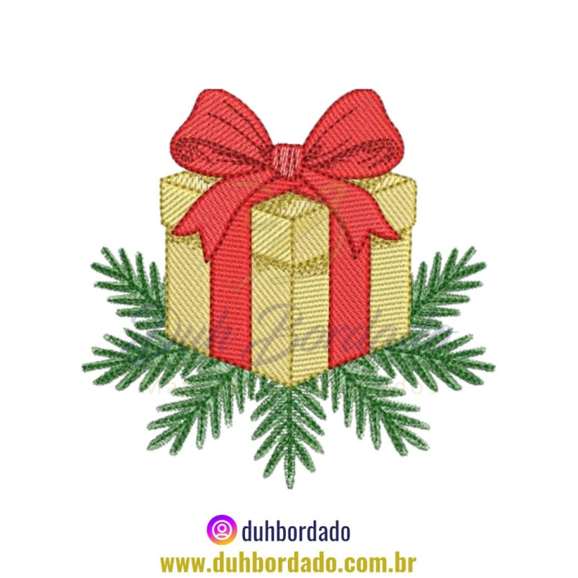 Matriz de Bordado Natal Presente