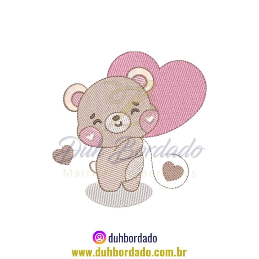 Matriz de Bordado de Ursinha