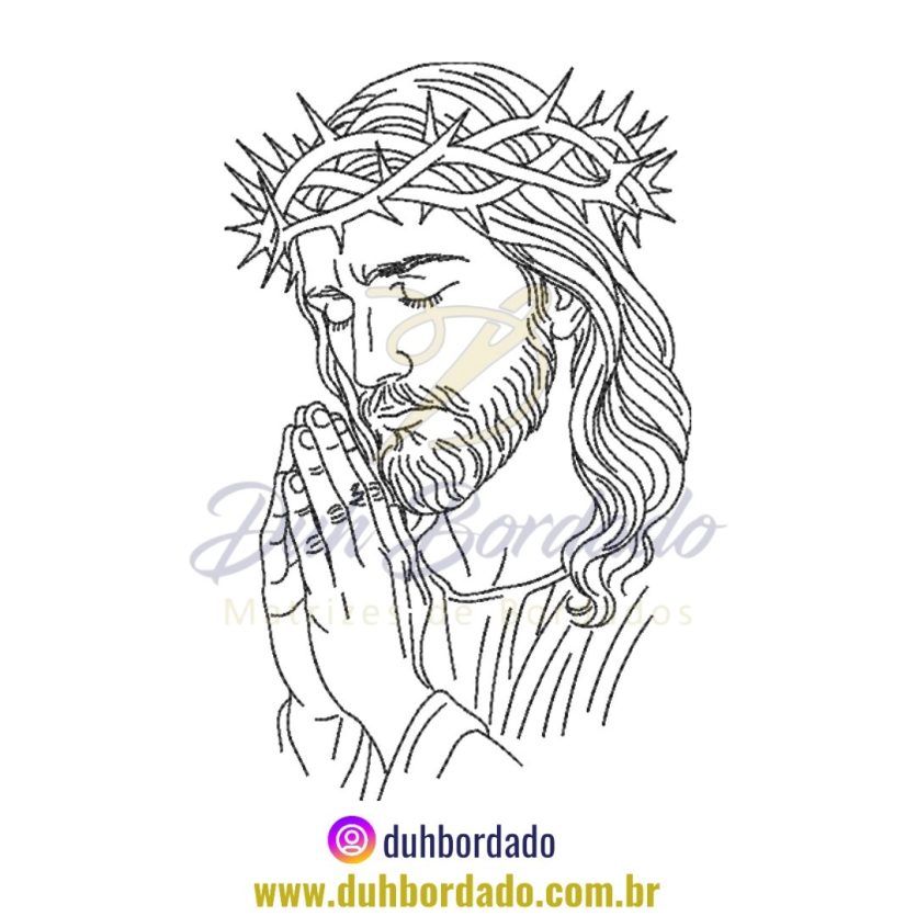 Matriz de Bordado de Jesus