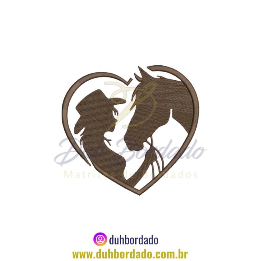 Matriz de Bordado de Cavalo