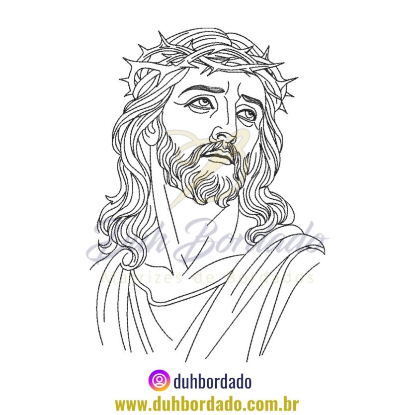 Matriz de Bordado de Jesus