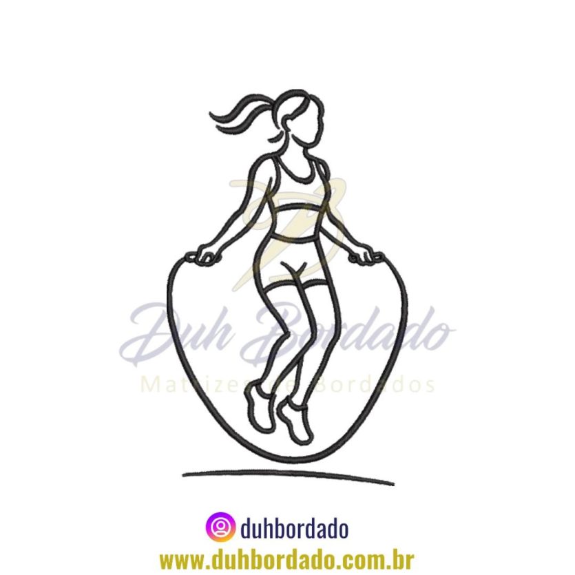 Matriz de Bordado de Fitness