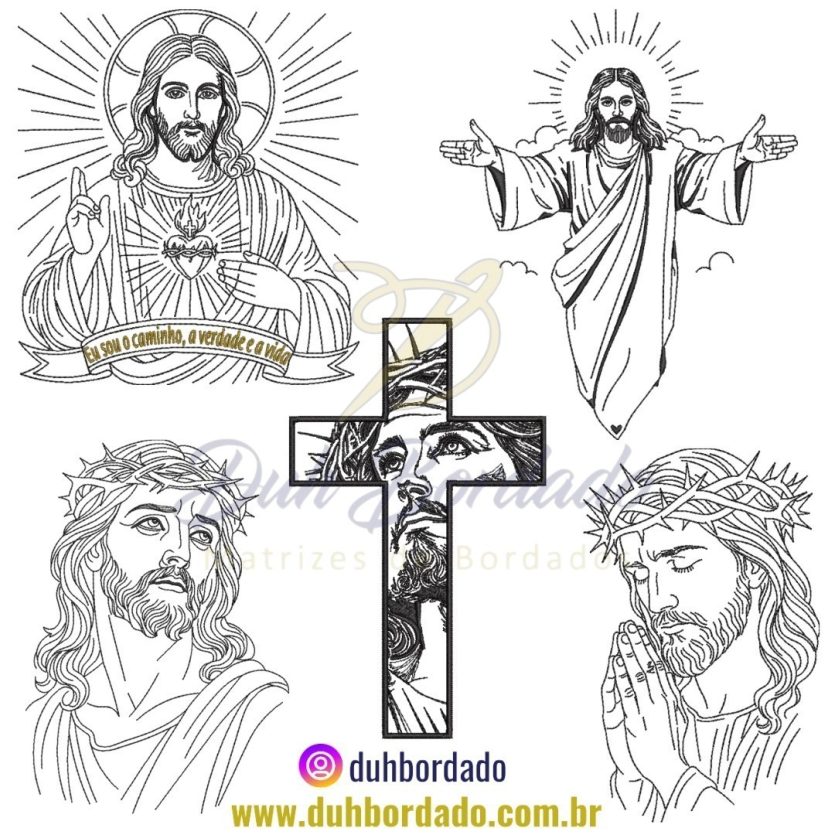 Coleção Matrizes de Bordados Jesus