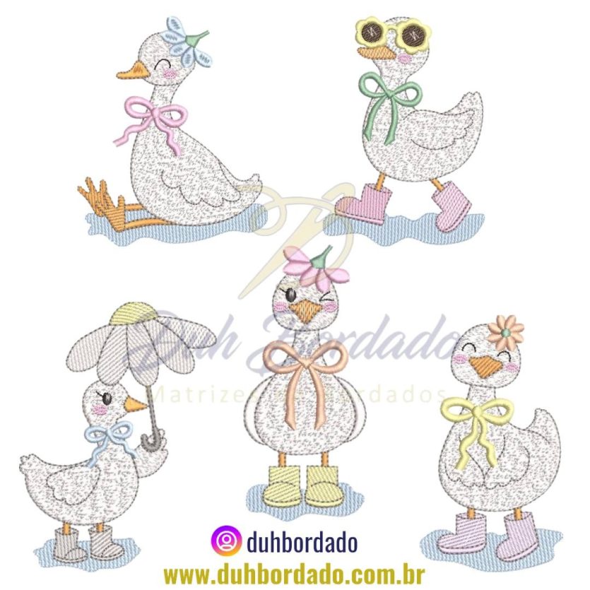 Coleção Matrizes de Bordados Pato