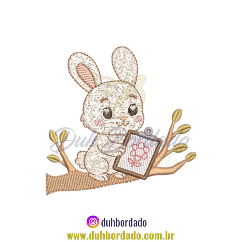 Matriz de Bordado de Coelho
